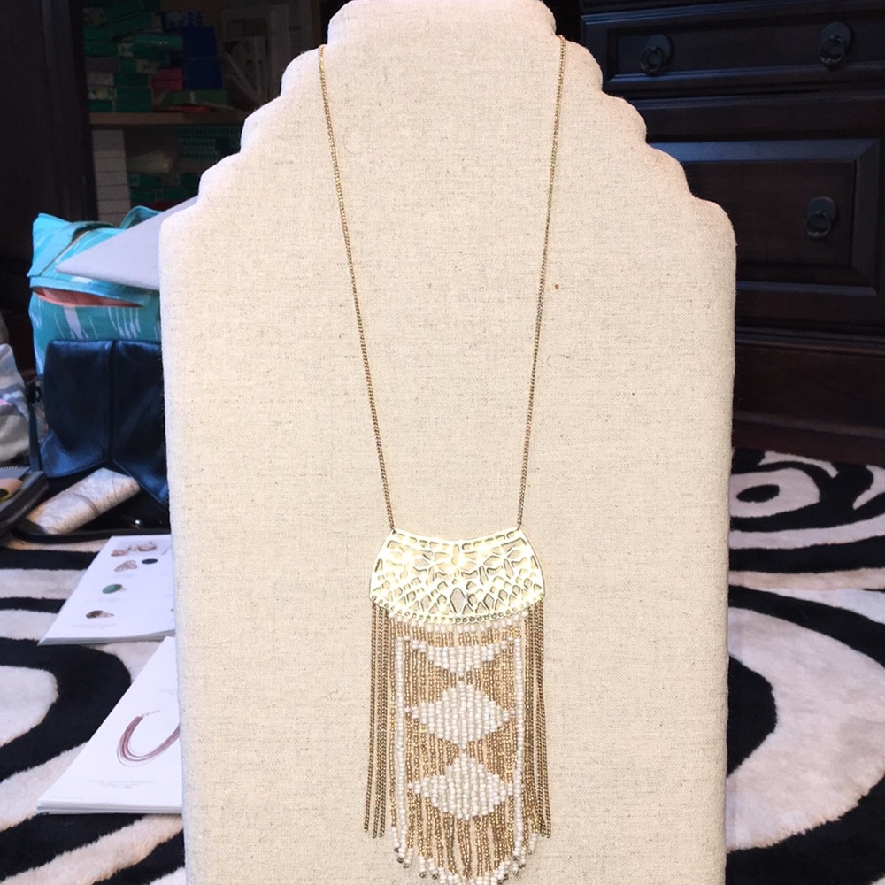 Stella & Dot Avalon Fringe Necklace